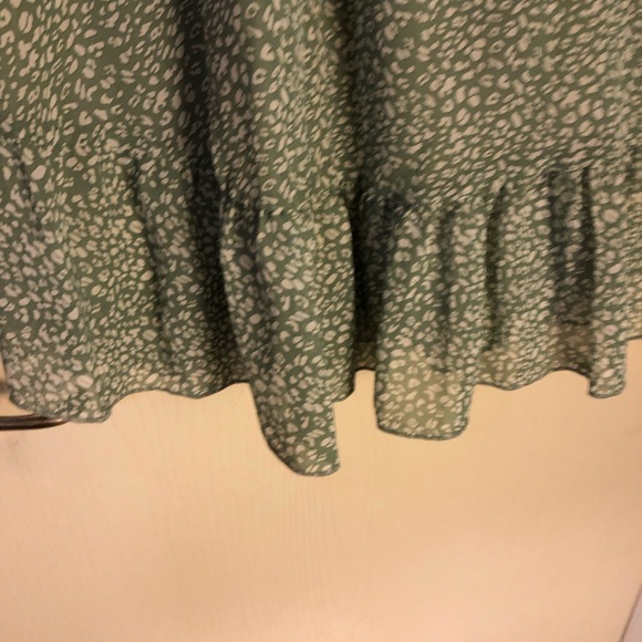 EcoWish Green Patterned Dress size M - Picture 6 of 8
